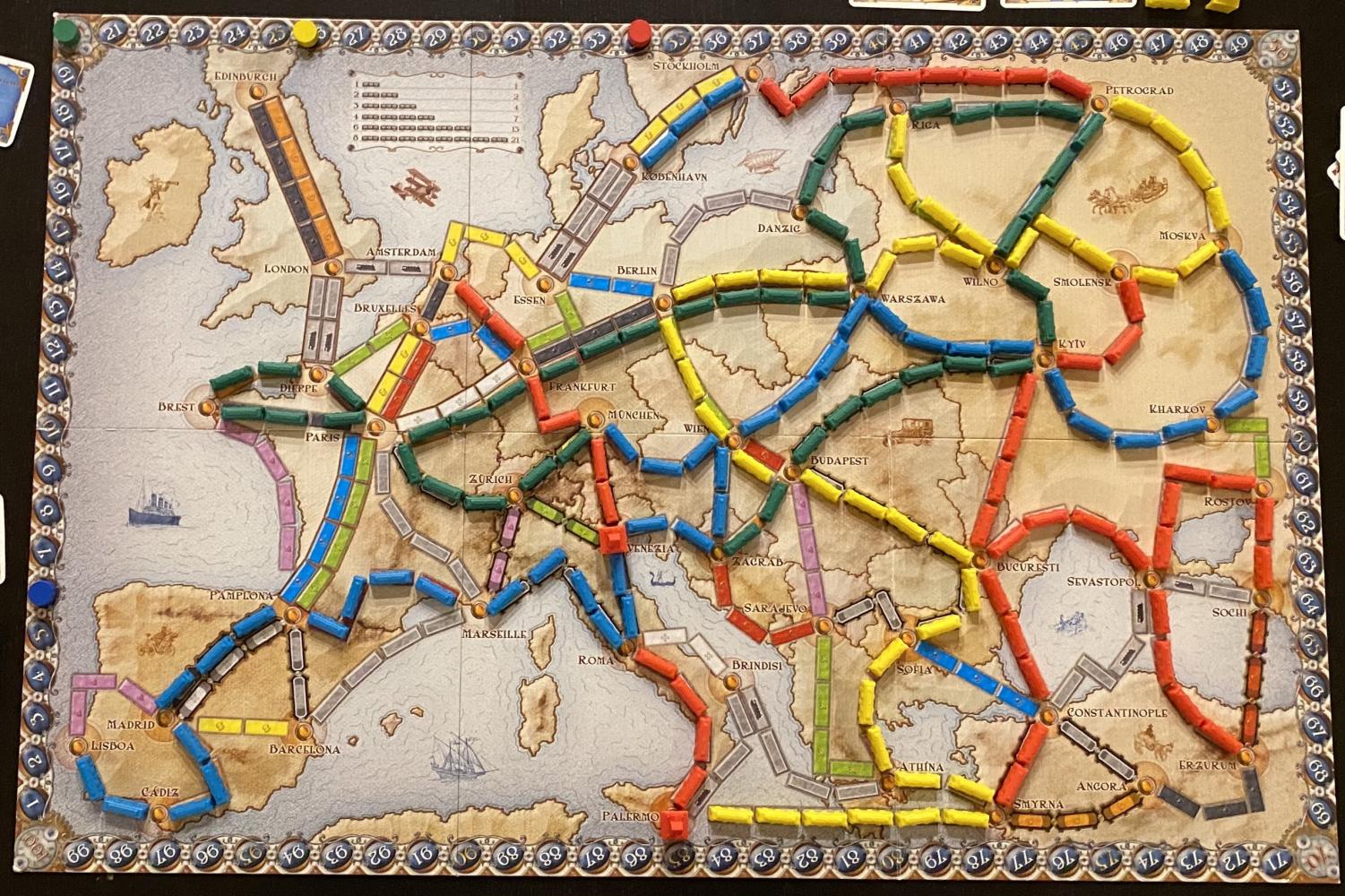 Board Game Reviews: Ticket to Ride Europe – Scot Scoop News