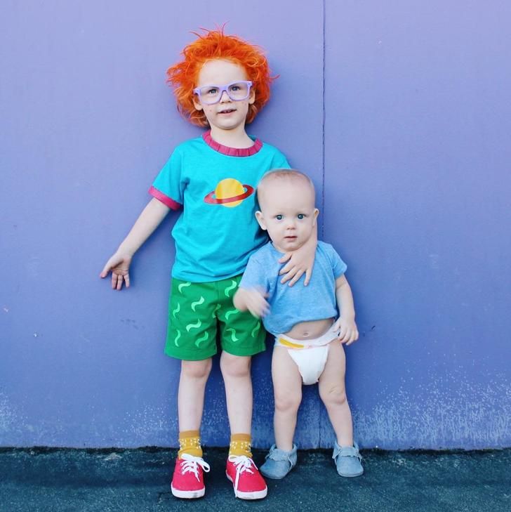 A 90's throwback costume presented by my kids. | Halloween costumes for kids, Rugrats costume, Kids costumes