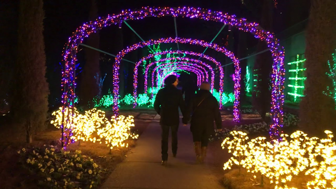 Cheekwood Holiday Lights 2017 - YouTube