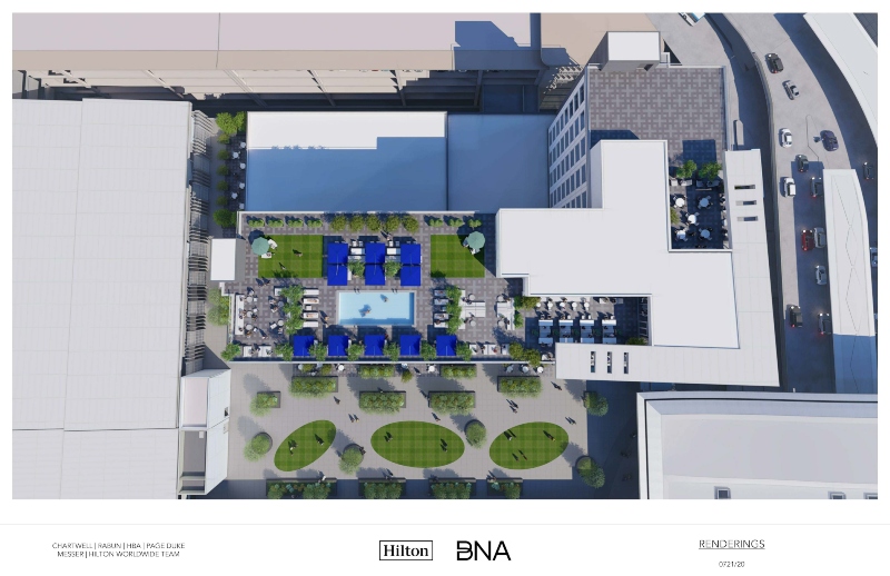 nashville airport new hotel