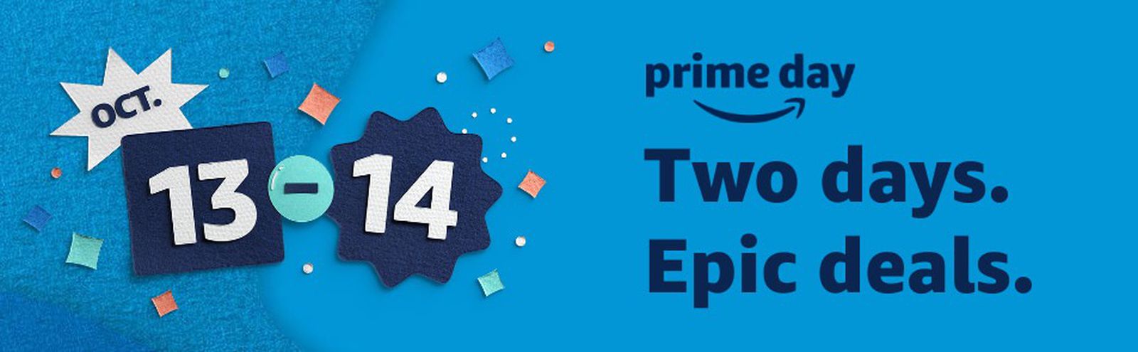 Amazon's 48-Hour 'Prime Day' Event Takes Place October 13 and 14 - MacRumors