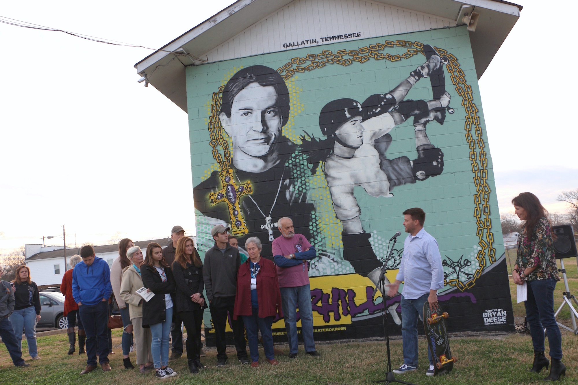 A Mural Honoring A Gallatin-Bred Skateboarding Pioneer Could Kickstart A  Public Art Infusion | WPLN News - Nashville Public Radio