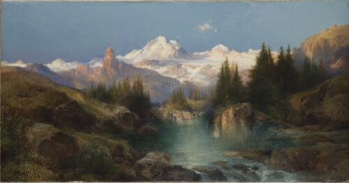 Moran_Snowy Mountain Range