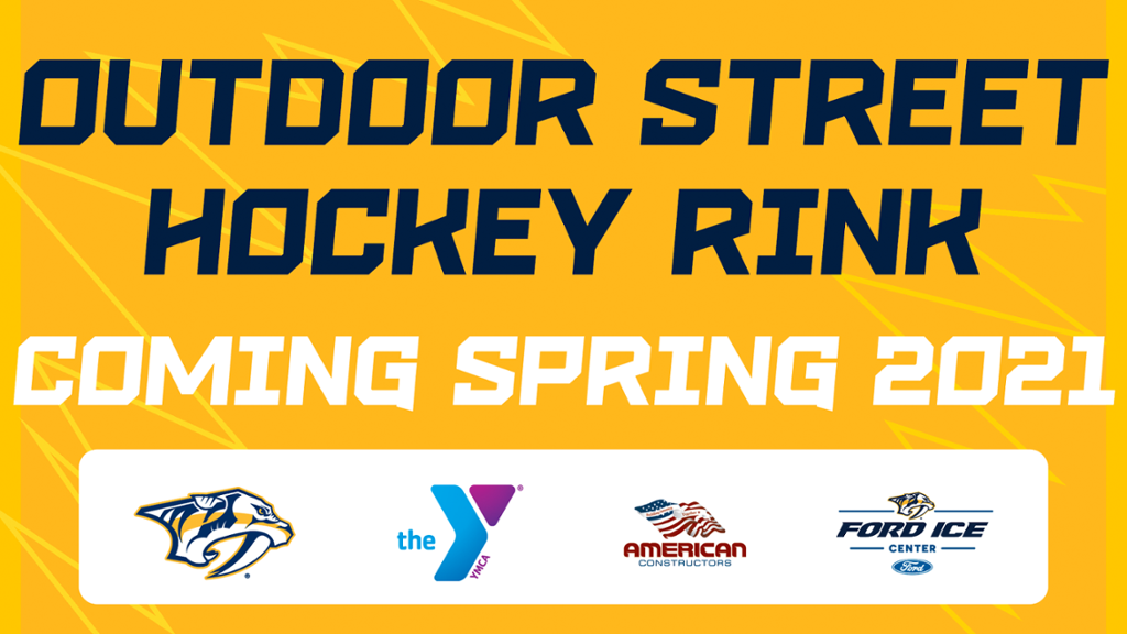 Preds Announce Development of Street Hockey Rink Near YMCA in Bellevue