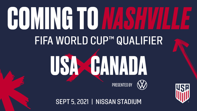 U.S. Soccer Selects Nashville as Venue for USA - Canada, Presented by Volkswagen | Nashville SC
