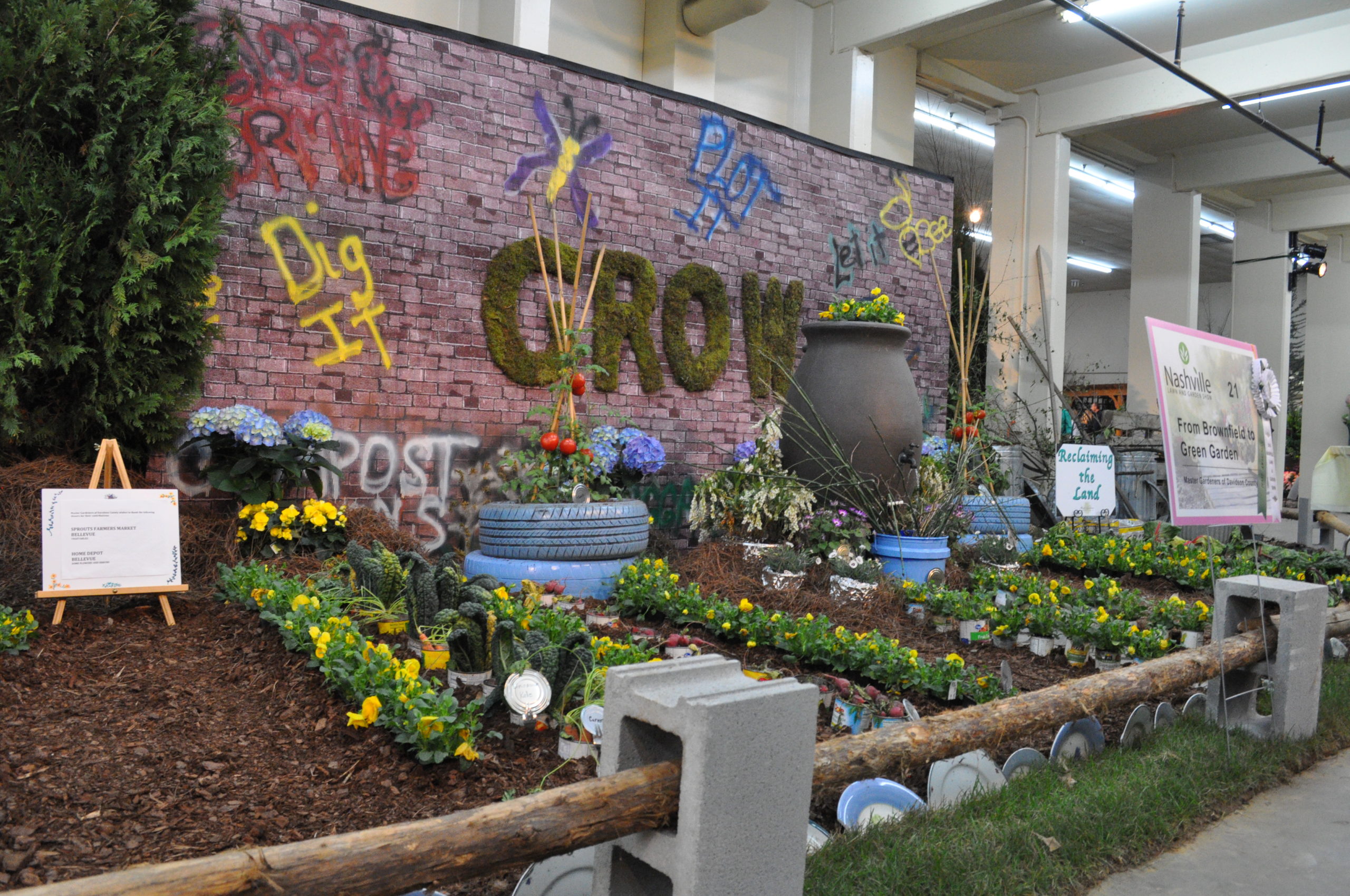 The Nashville Lawn and Garden Show takes over the expo center at the Nashville Fairgrounds in early March.