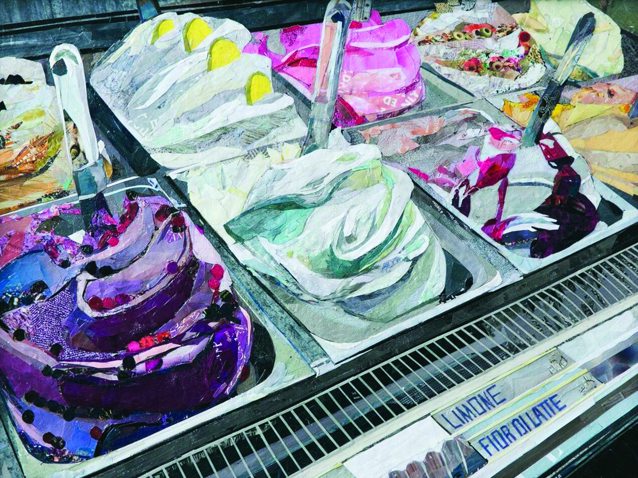 Works on display during Art Walk include pieces by artists Carolyn Beehler.
