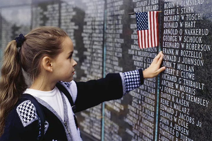 Talking with kids about war or any other difficult subject matter should be kept age-appropriate and brief.
